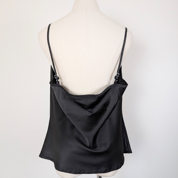 Free with Purchase Blush Mark Cowl Neck Camisole Tank Straps Satin Shiny Soft - Picture 3 of 8